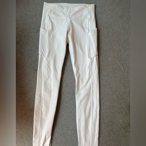 Lululemon white leggings, size 4